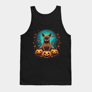 Tonkinese Cat Halloween Tank Top